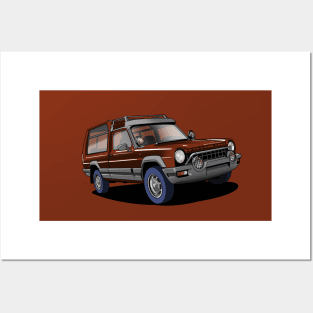 Brown Matra Rancho Car Posters and Art